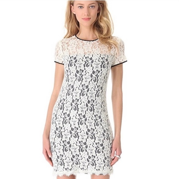 Diane Von Furstenberg Dresses & Skirts - Diane Von Furstenberg Barbie Lace Shift Dr…